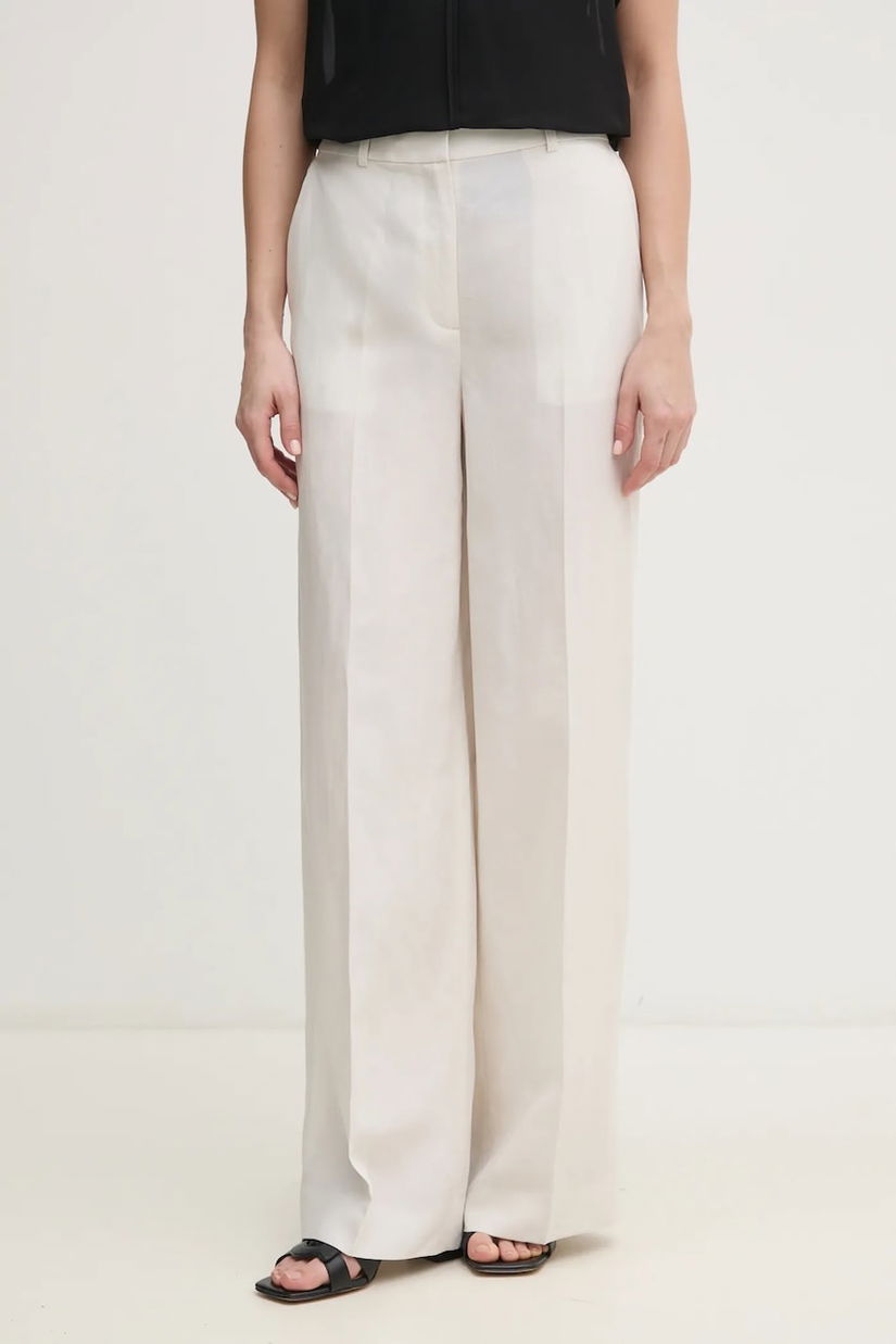 Calvin Klein pantaloni din amestec de in