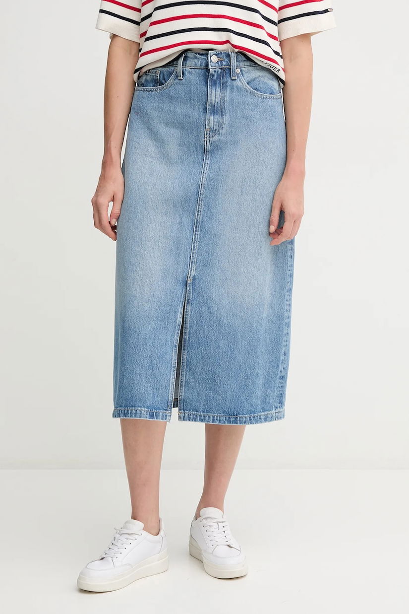 Tommy Hilfiger fustă din denim