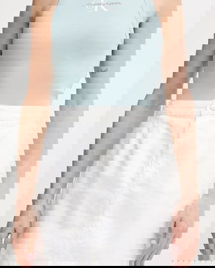 Calvin Klein Jeans fustă din denim