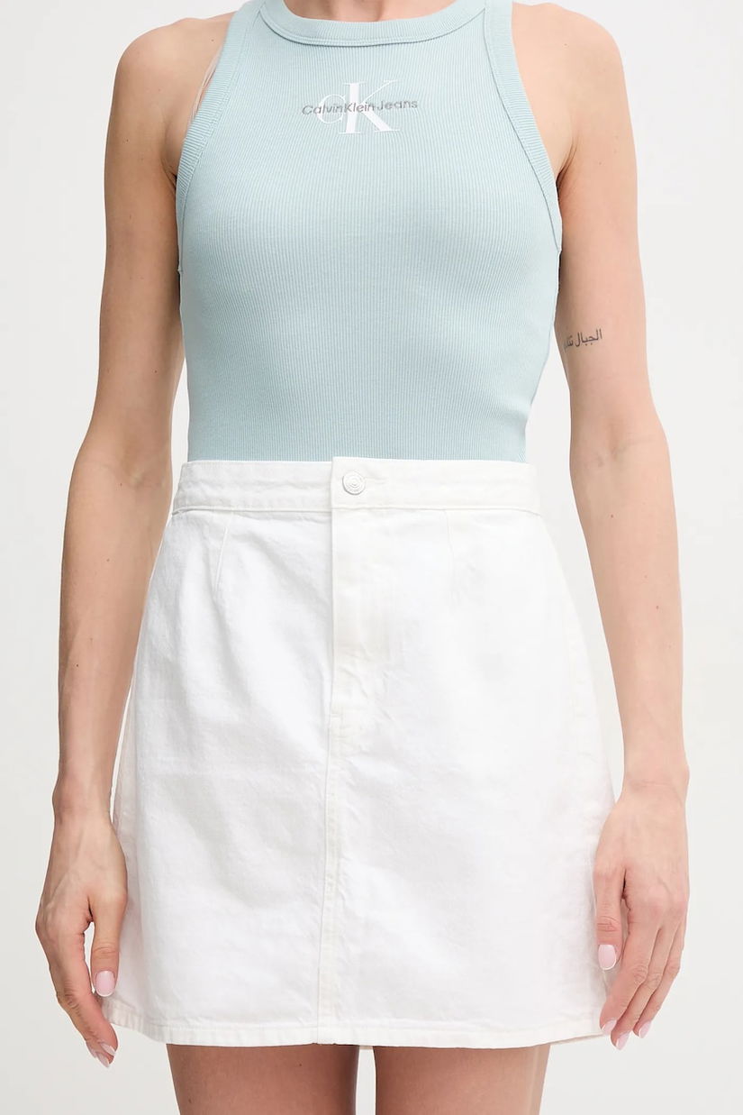 Calvin Klein Jeans fustă din denim