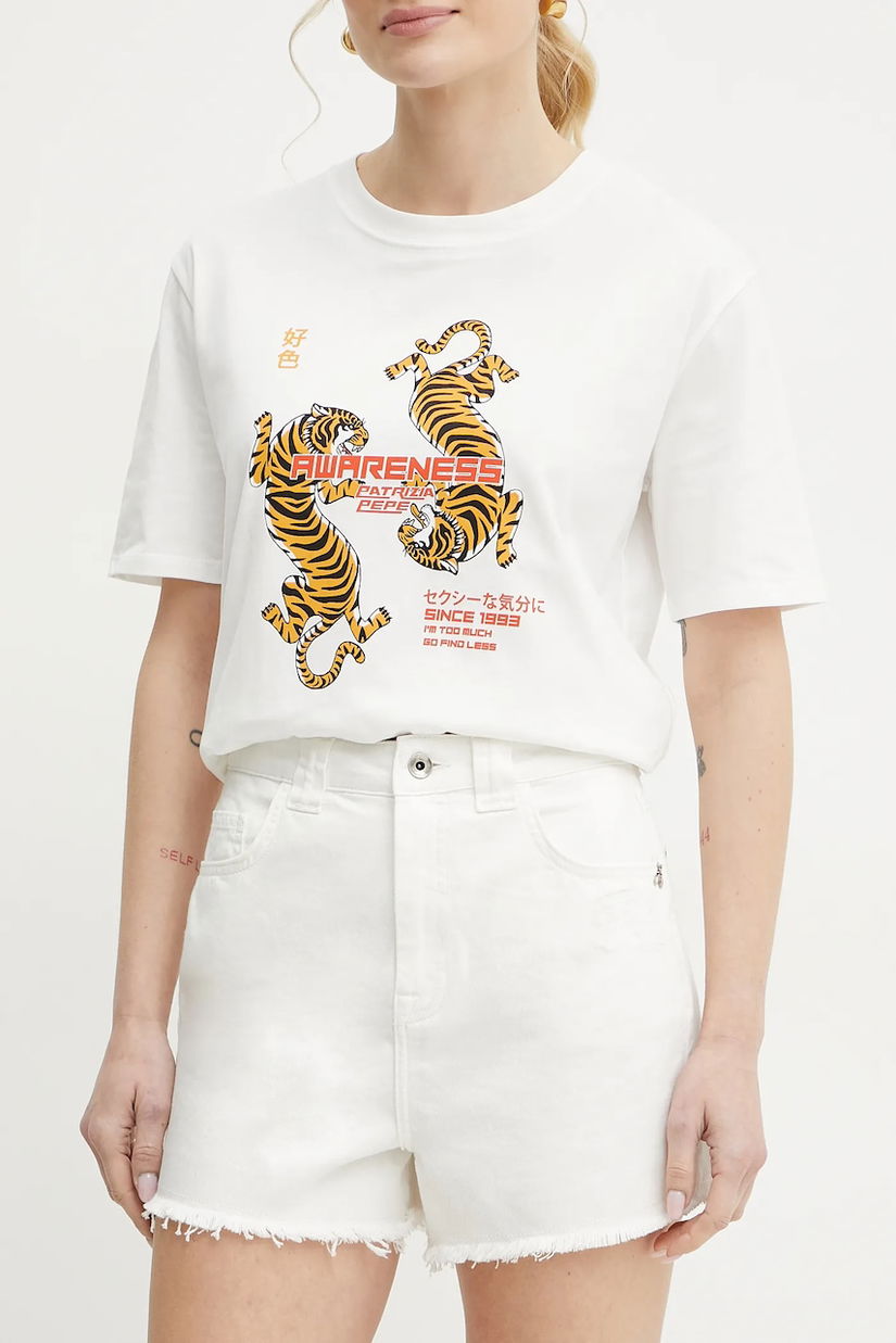 Patrizia Pepe pantaloni scurti jeans