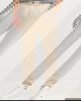 Tommy Hilfiger pantaloni din amestec de in