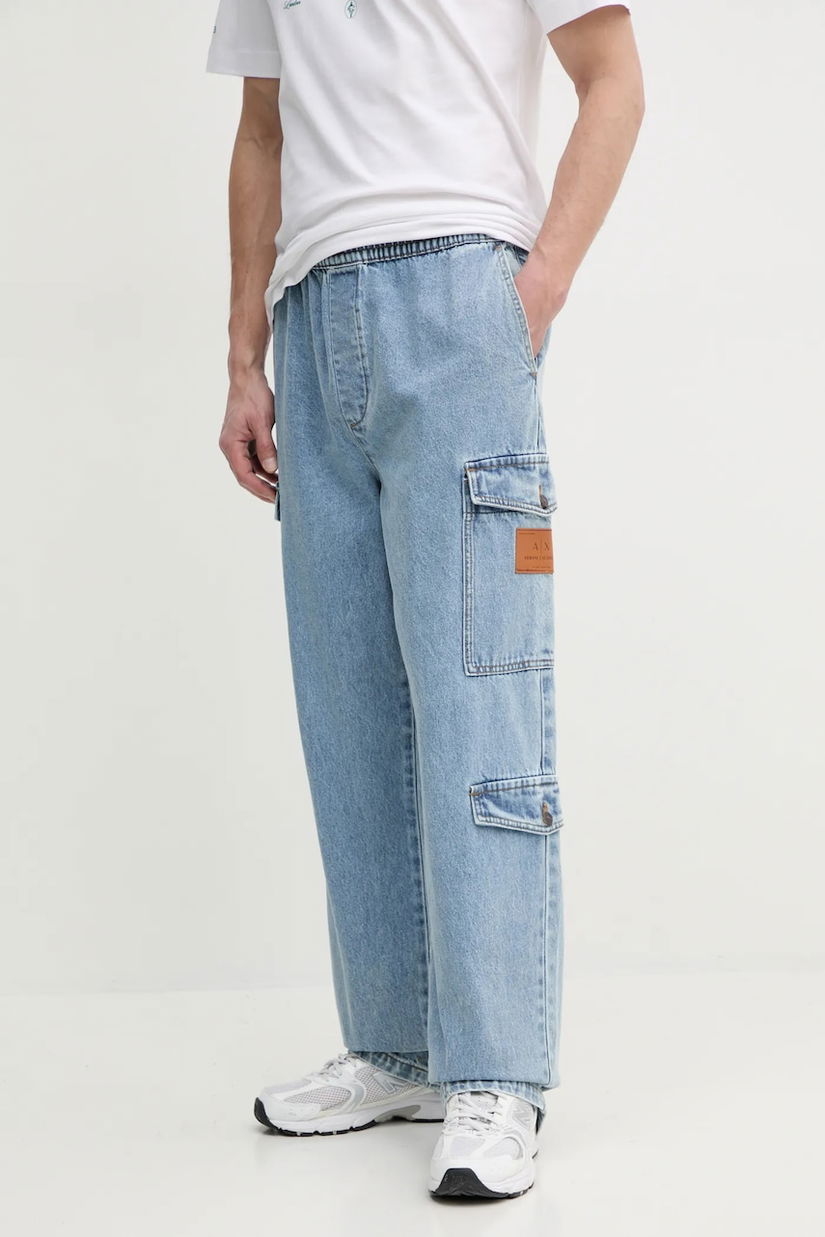 Armani Exchange blugi din bumbac