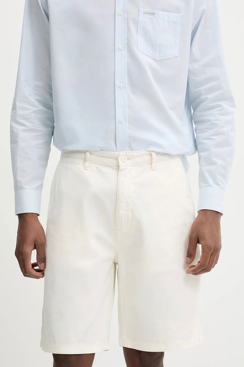 Guess Jeans pantaloni scurti din bumbac