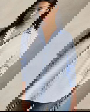 Polo Ralph Lauren cămașă din bumbac Long Sleeve Light Shirt