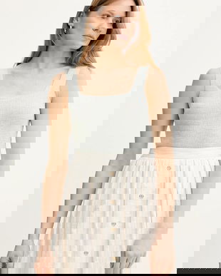 Twinset top din amestec de in