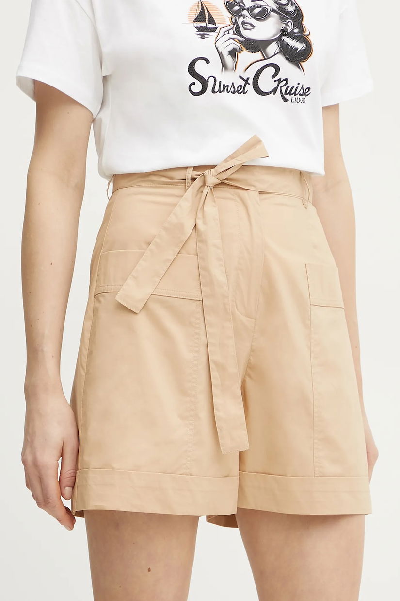 Liu Jo pantaloni scurți din bumbac