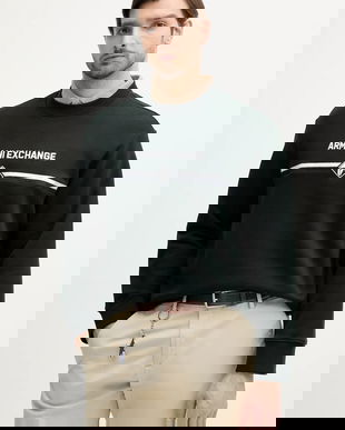 Armani Exchange hanorac de bumbac