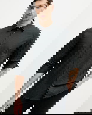 Armani Exchange camasa din bumbac