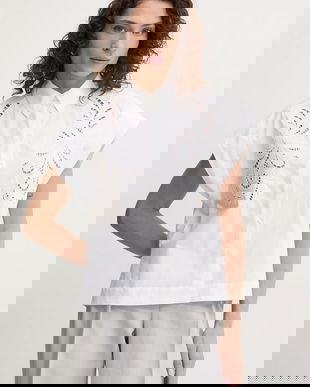 Twinset camasa din bumbac