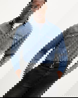 Hugo Blue camasa din bumbac