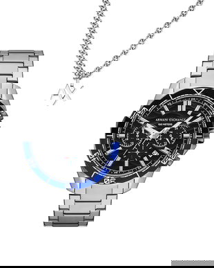 Armani Exchange ceas și colier SPENCER