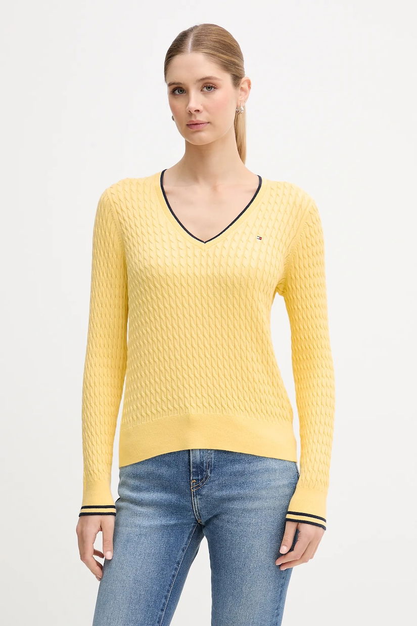 Tommy Hilfiger pulover de bumbac