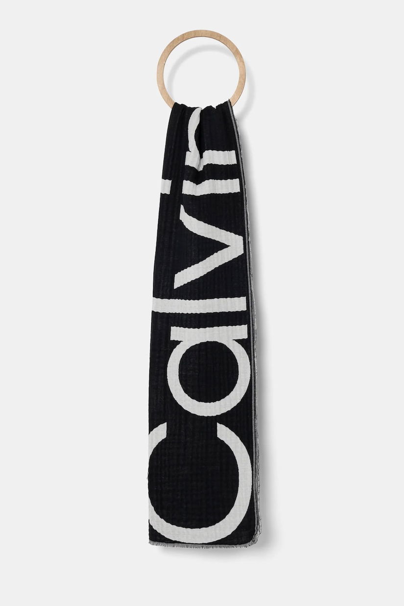 Calvin Klein esarfa din bumbac