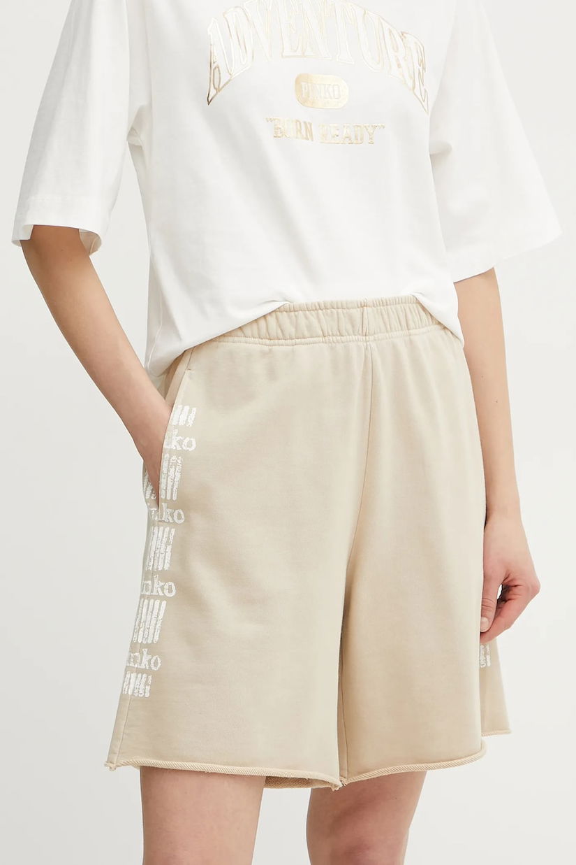 Pinko pantaloni scurti din bumbac