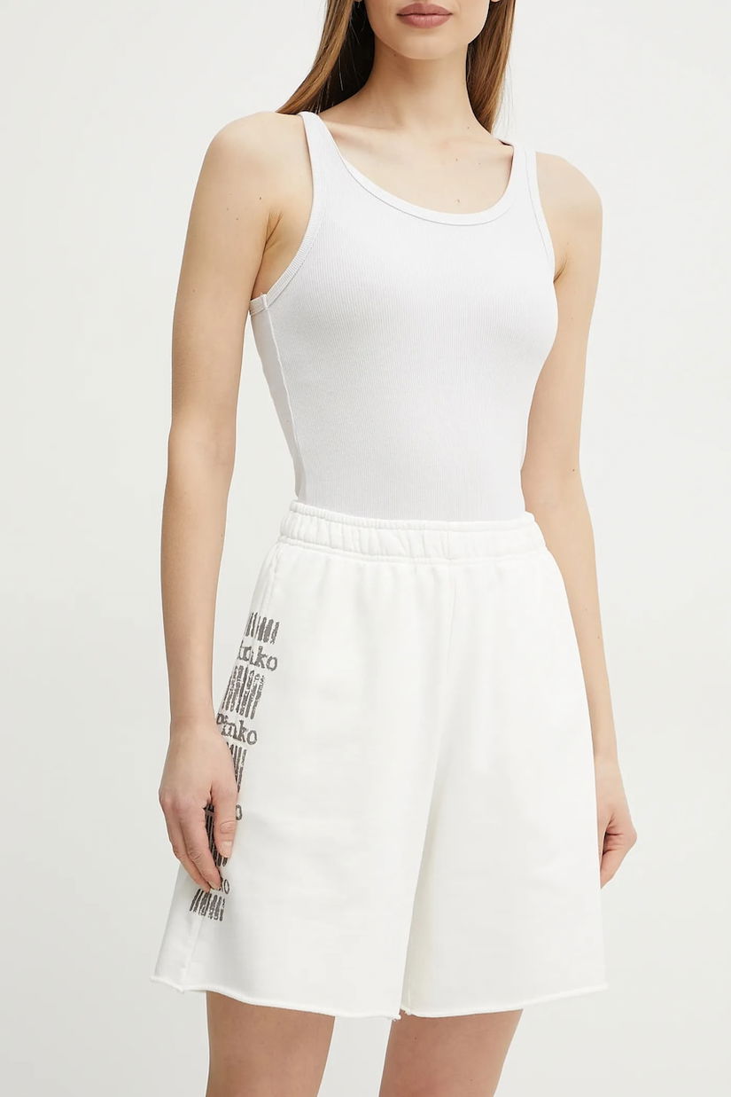 Pinko pantaloni scurti din bumbac