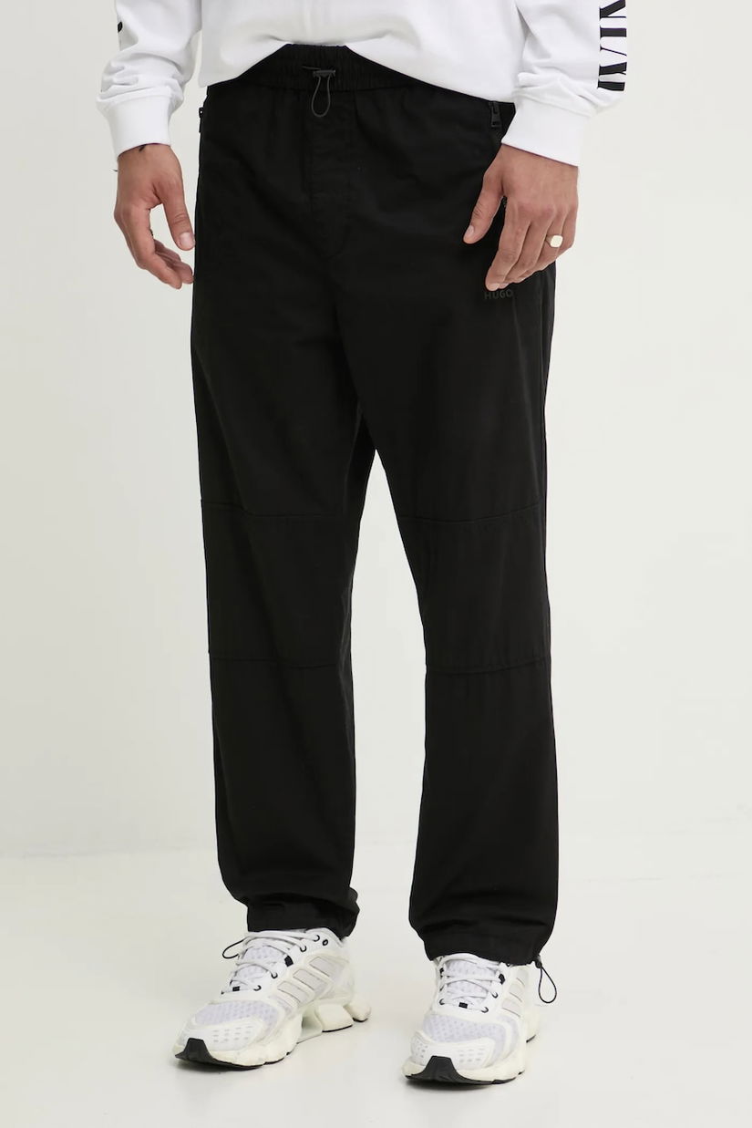 HUGO pantaloni de bumbac