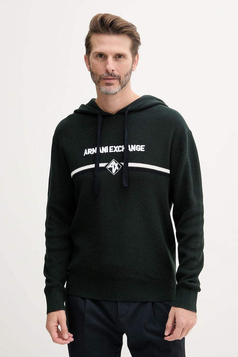 Armani Exchange pulover de bumbac