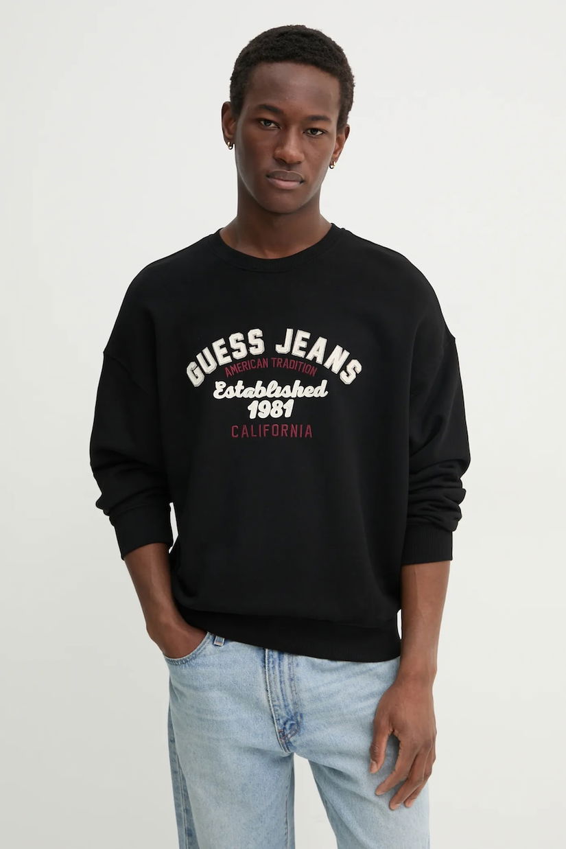 Guess Jeans hanorac de bumbac