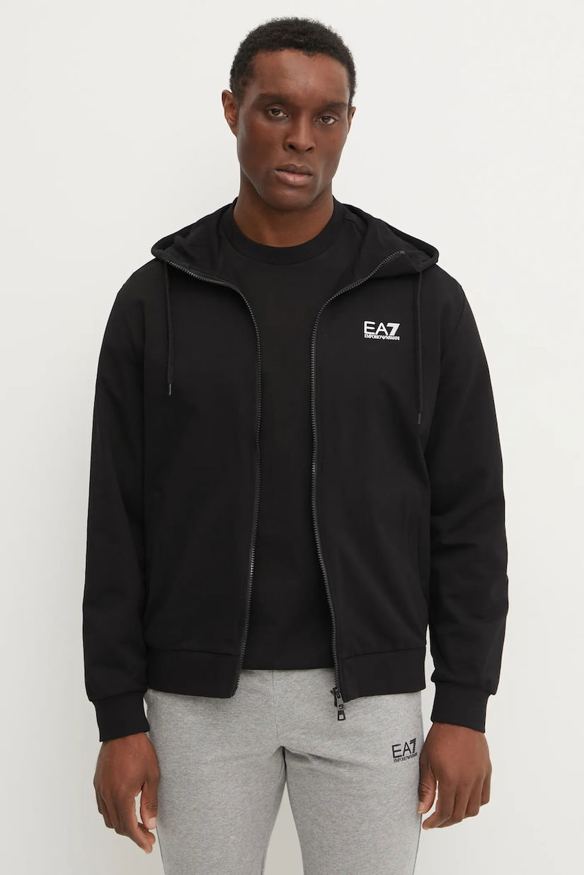 EA7 Emporio Armani hanorac de bumbac