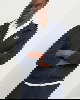 EA7 Emporio Armani hanorac de bumbac