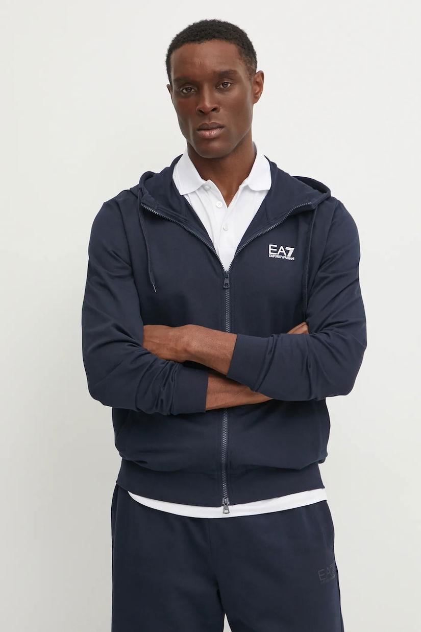 EA7 Emporio Armani hanorac de bumbac