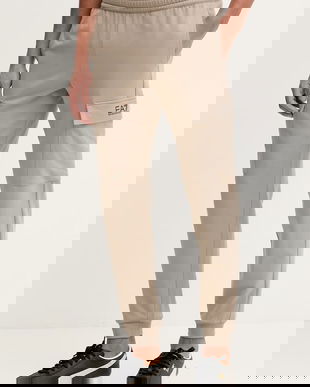 EA7 Emporio Armani pantaloni de trening din bumbac