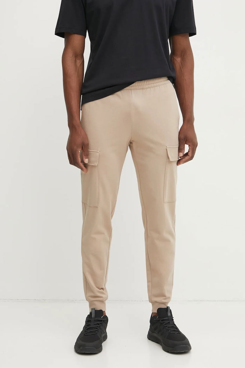EA7 Emporio Armani pantaloni de trening din bumbac