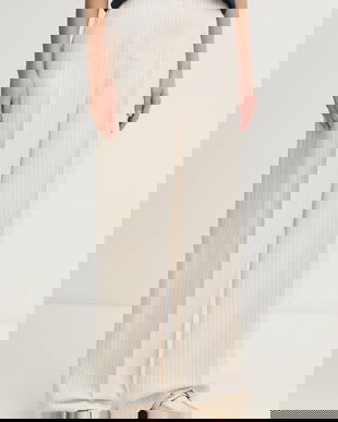 Tommy Hilfiger pantaloni din amestec de in