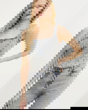 Patrizia Pepe bluza subtire de blugi