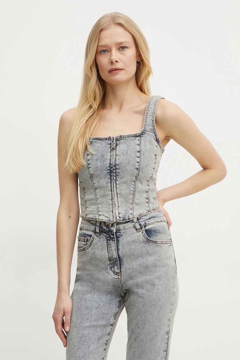 Patrizia Pepe bluza subtire de blugi