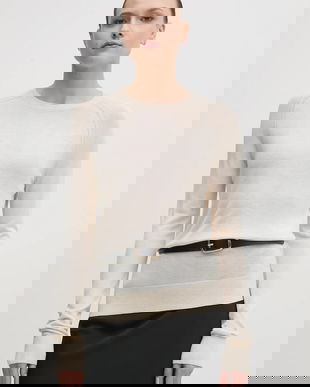 Calvin Klein pulover din amestec de mătase