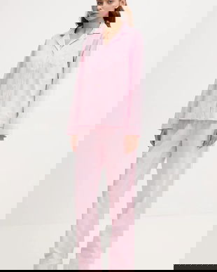 Lauren Ralph Lauren set de pijama de bumbac