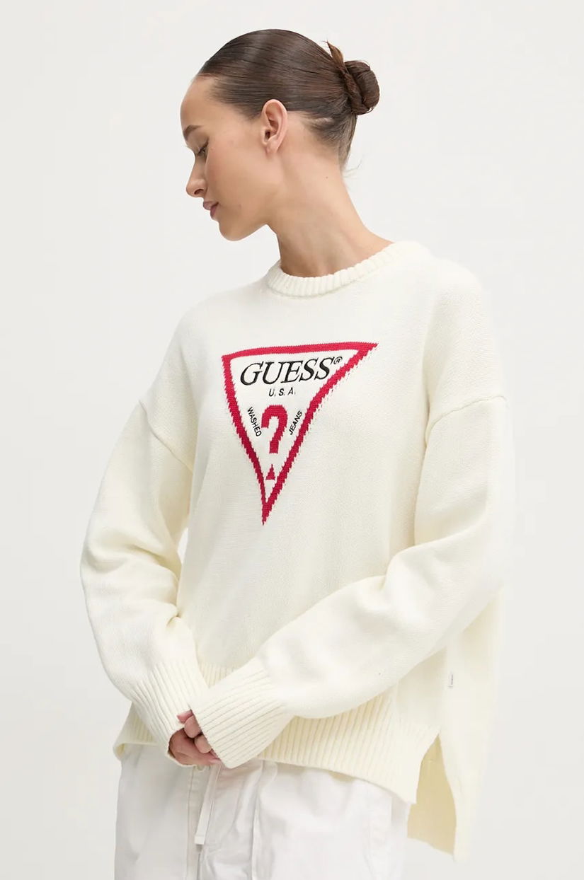 Guess Jeans pulover de bumbac