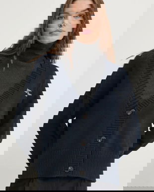 Guess Jeans cardigan din bumbac