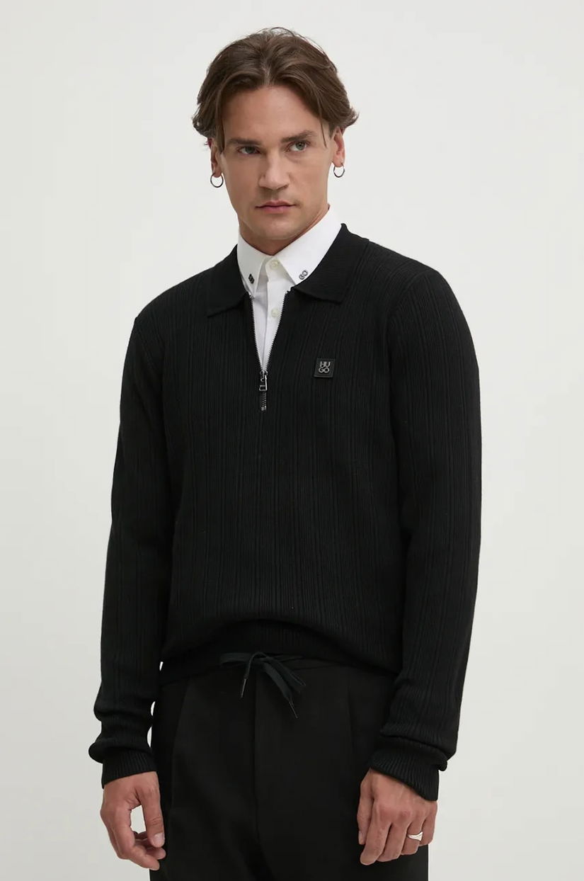 HUGO pulover din amestec de lână Sastoro