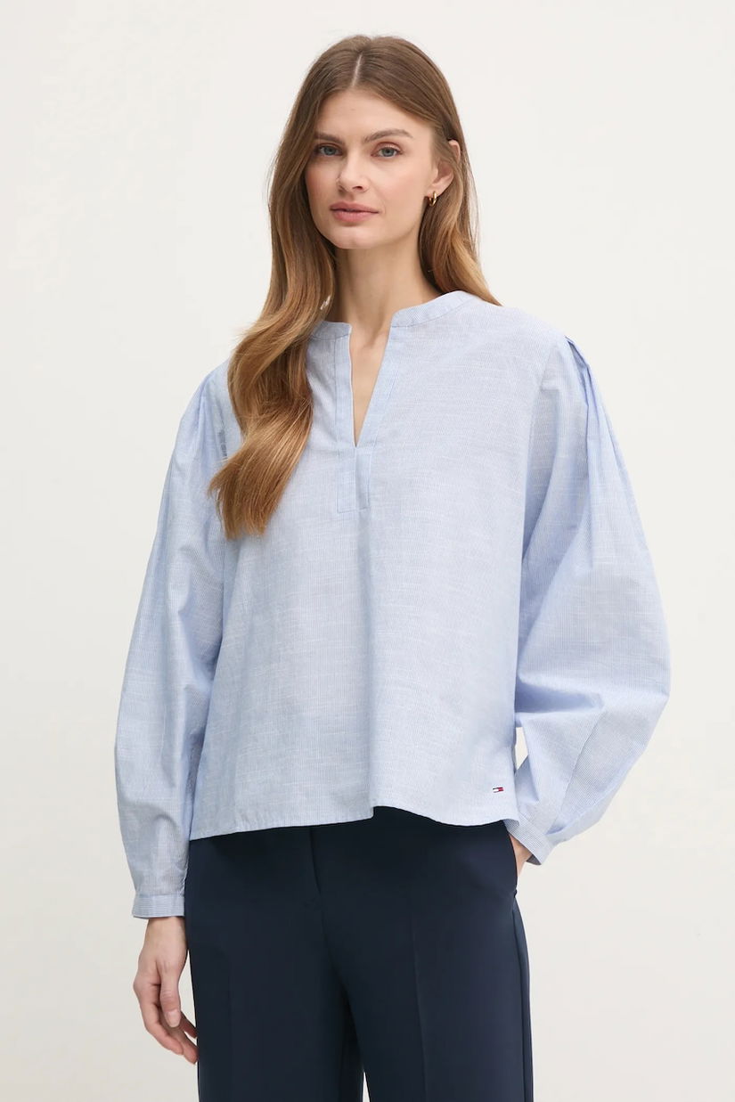 Tommy Hilfiger bluză din bumbac