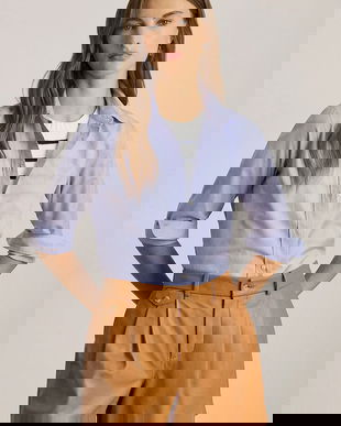 Lauren Ralph Lauren cămașă din bumbac