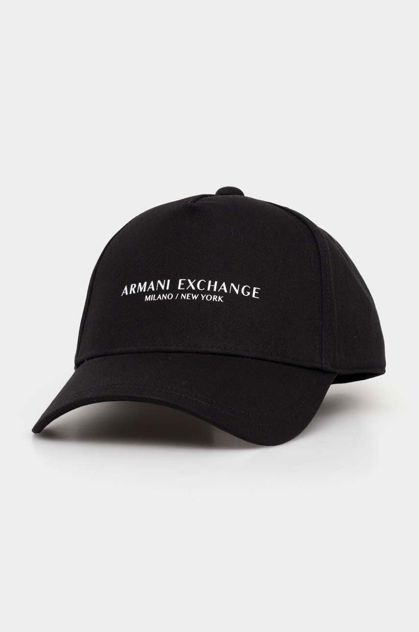 Armani Exchange șapcă de baseball din bumbac