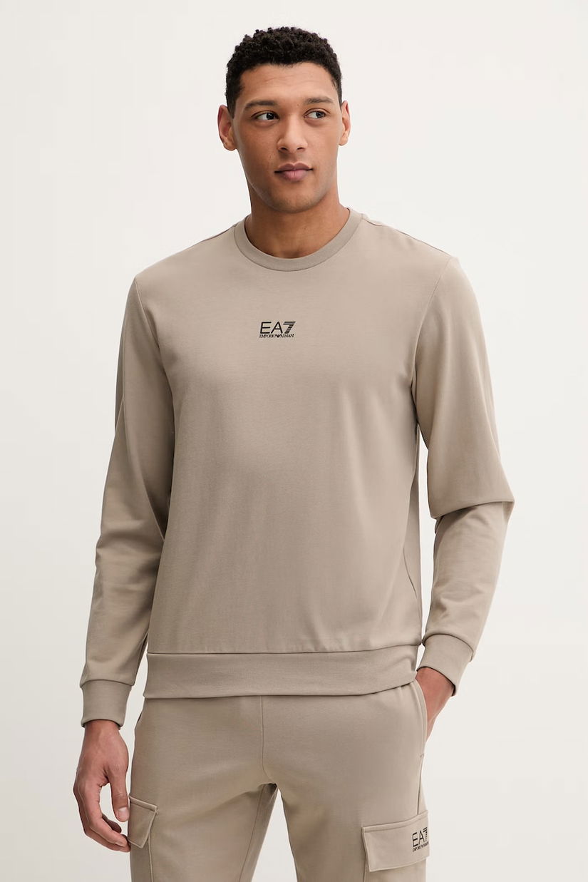 EA7 Emporio Armani hanorac de bumbac