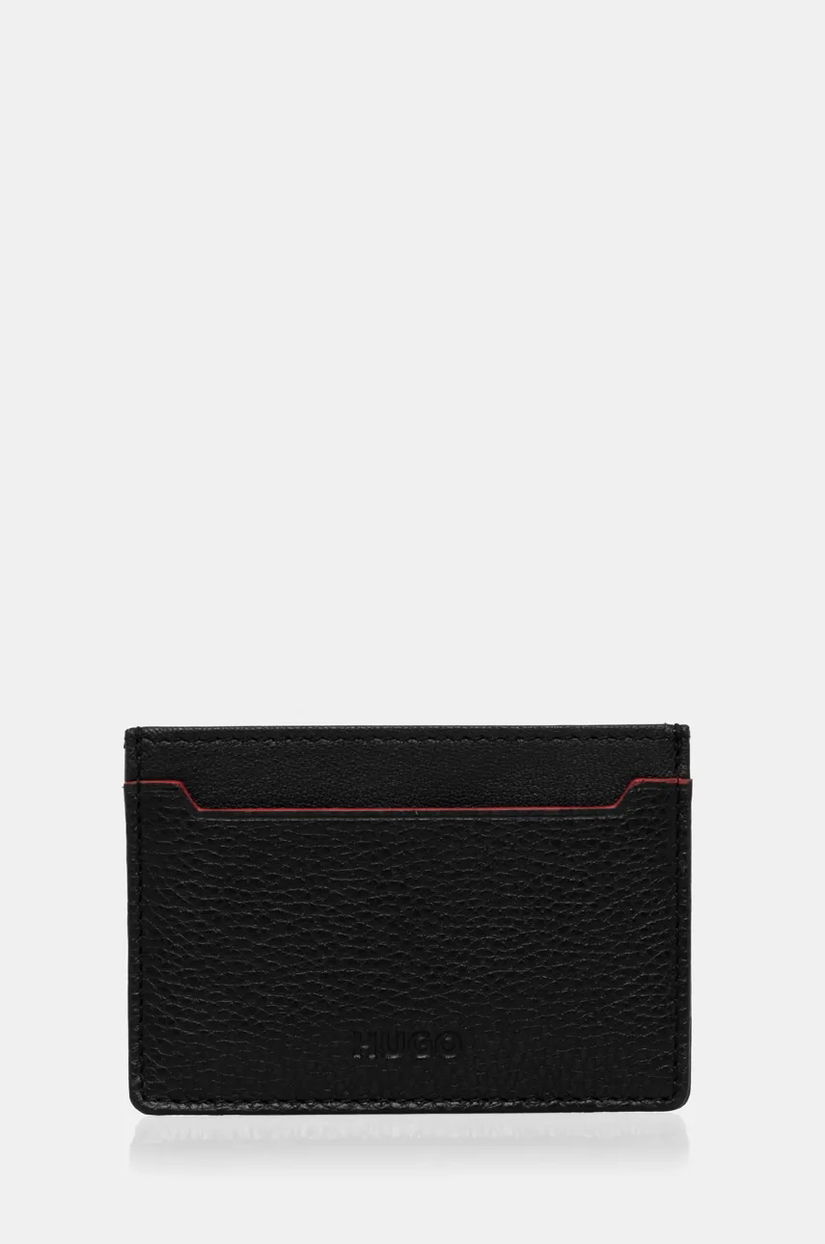 HUGO card holder din piele
