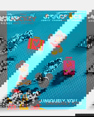 Crocs butoane incaltaminte pentru copii Mickey Vacation 5 Pack 5-pack