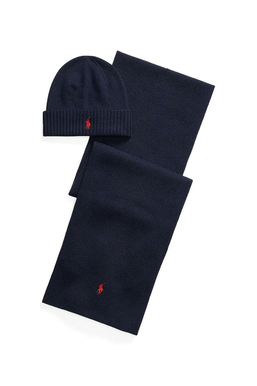 Polo Ralph Lauren căciulă și fular din lână
