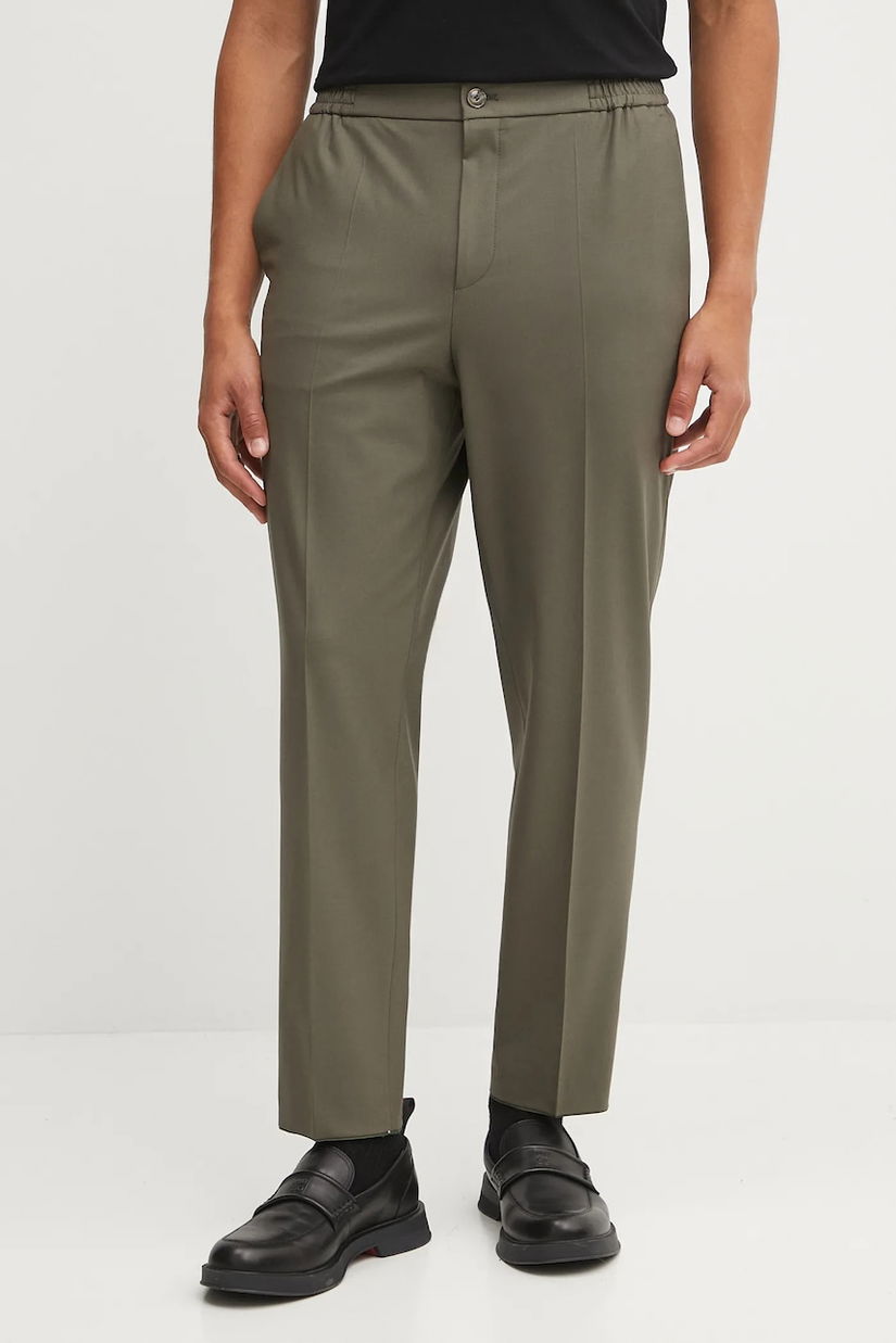 HUGO pantaloni de lână Gos233F1X