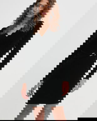 Calvin Klein rochie de catifea