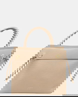 Guess geantă de piele BIANCA