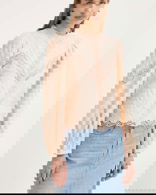 Twinset camasa din bumbac