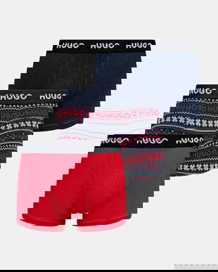 HUGO boxeri 3-pack TRIPLET DESIGN