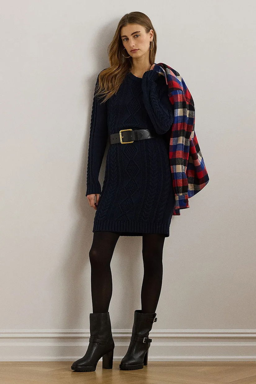 Lauren Ralph Lauren rochie din bumbac