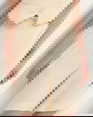 Liu Jo pantaloni scurți din amestec de in